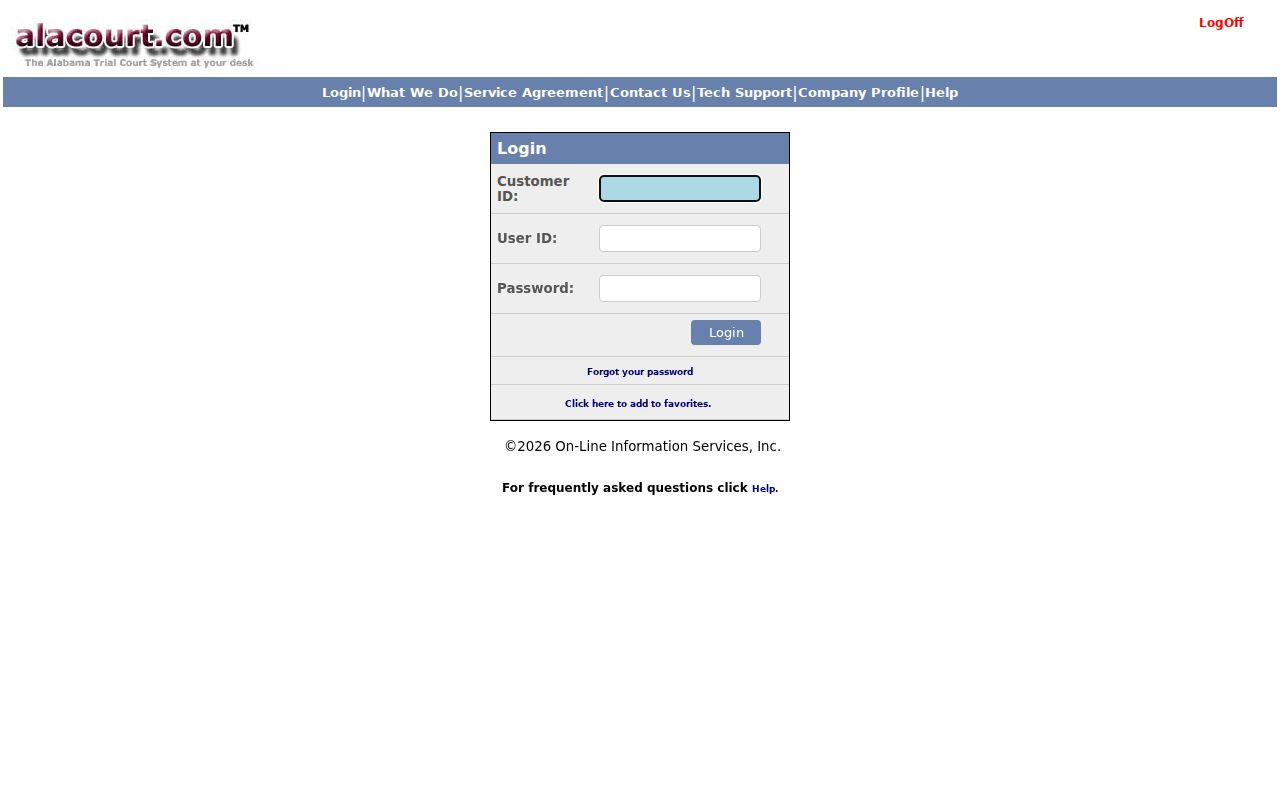 Cleburne County docket search Alacourt subscription access