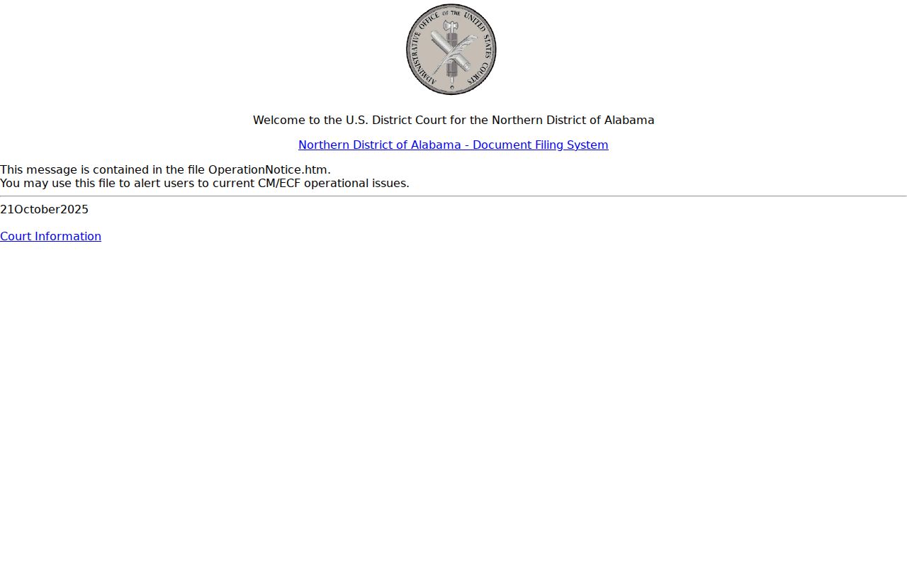 Northern District federal docket access for an Edwardsville court record