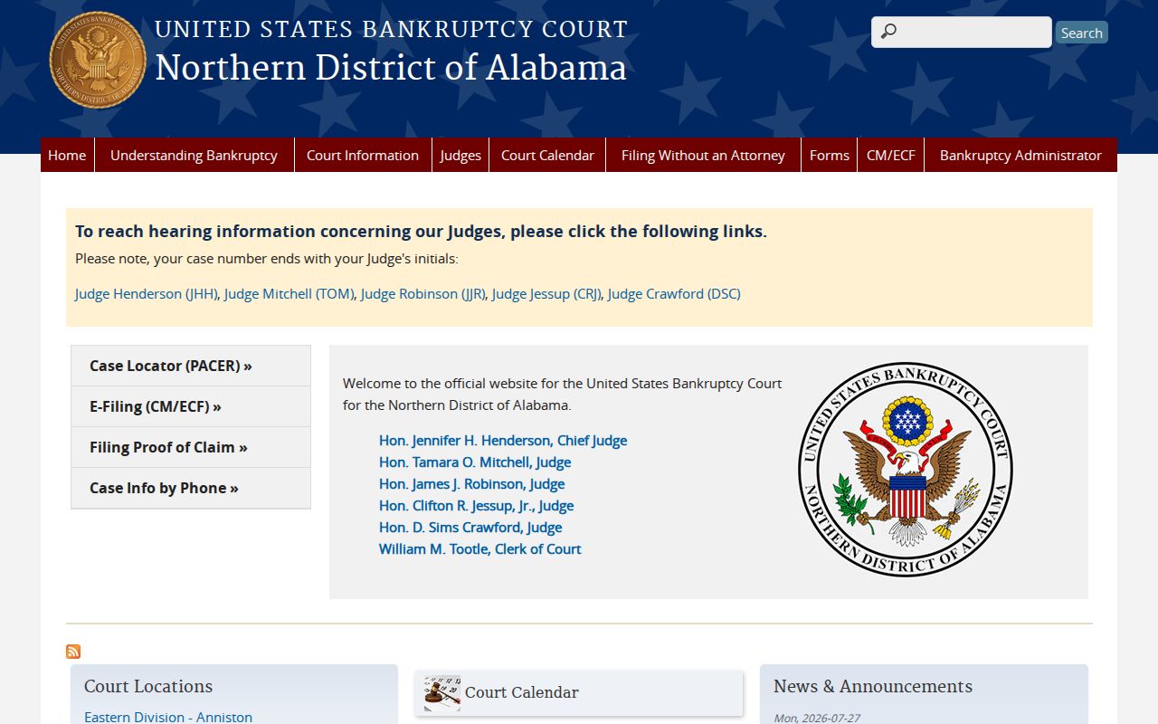 Bankruptcy court source for an Edwardsville federal court record