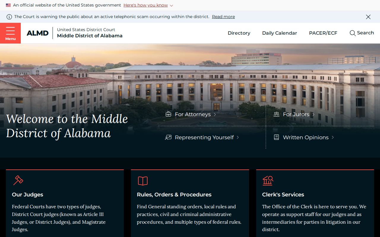 Middle District comparison for correct Edwardsville federal court record routing